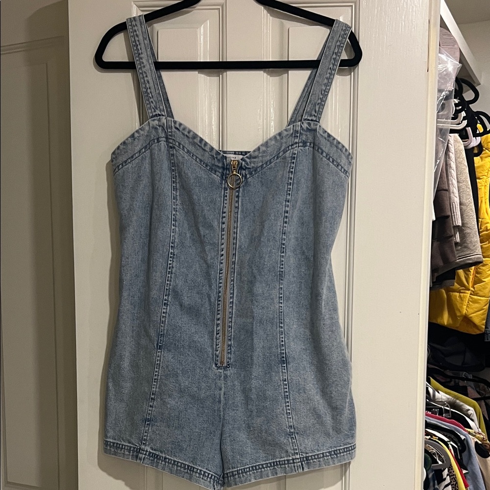 Show Me Your MuMu Denim Jumpsuit